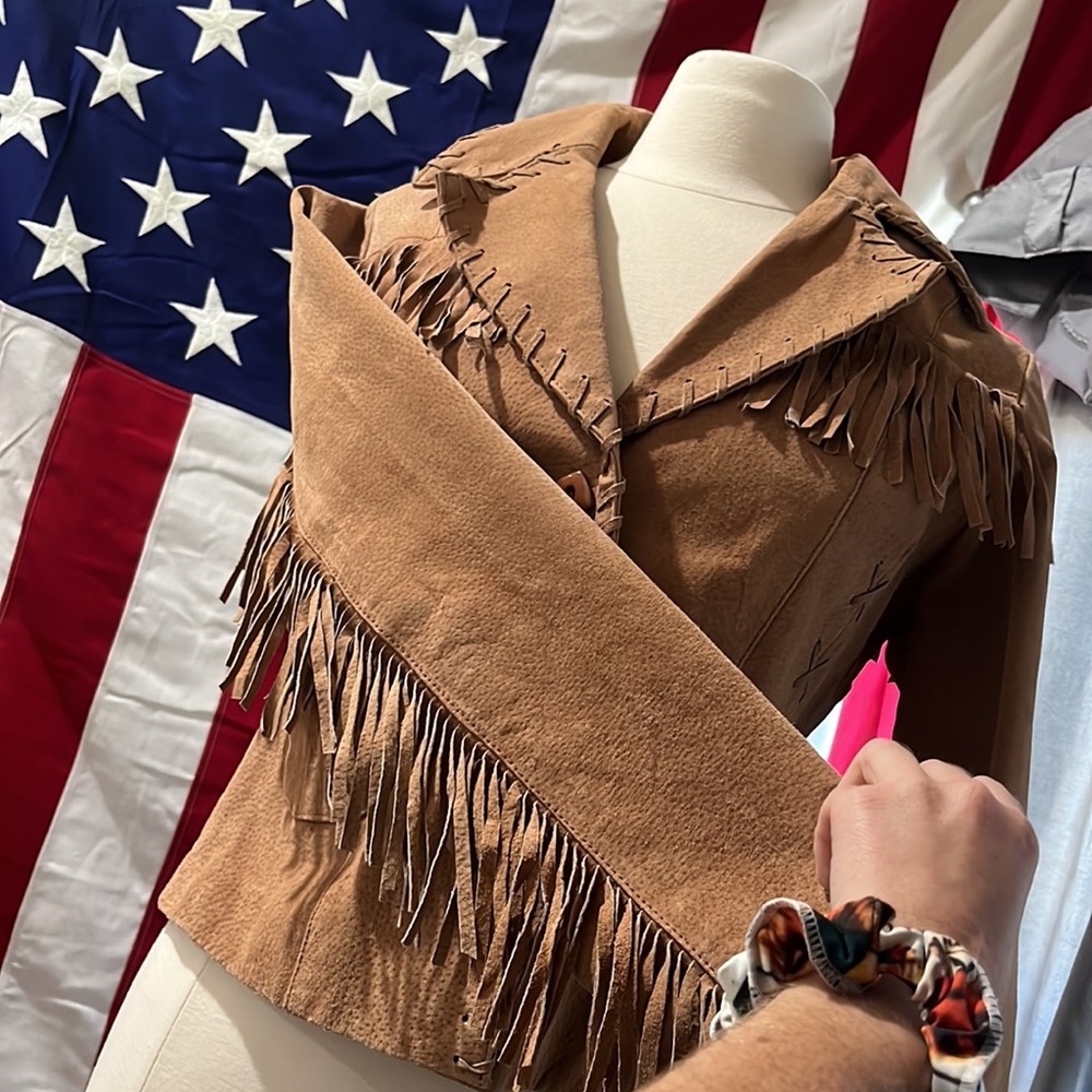 1980’s Fringe leather jacket